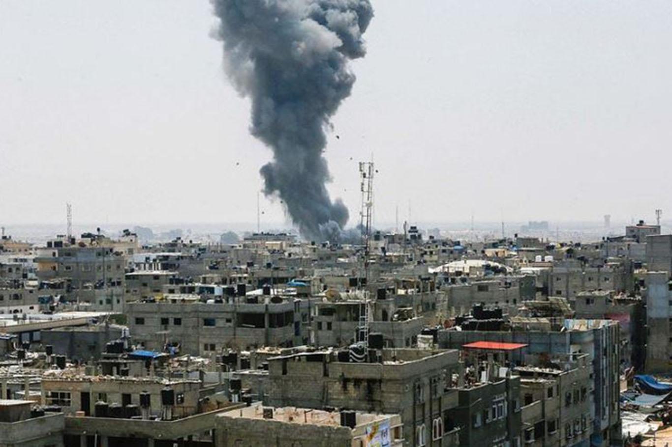 Siyonistlerin hava saldırısında bir Filistinli şehid oldu